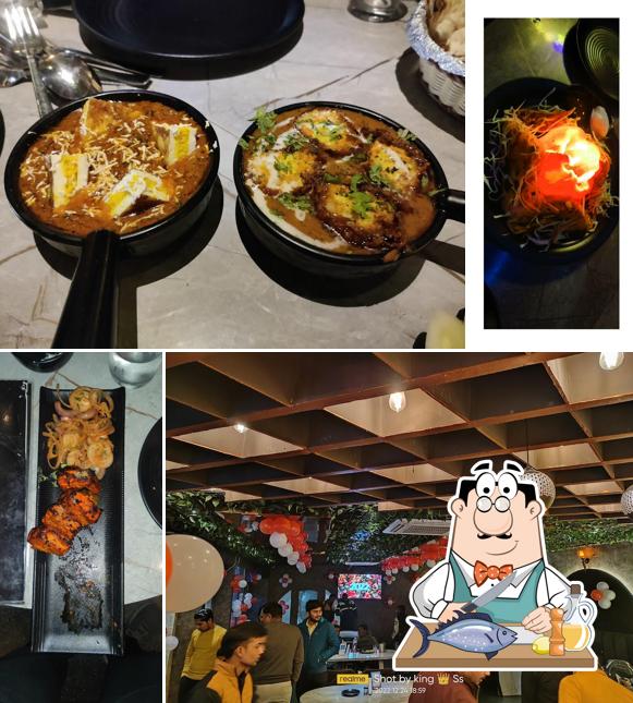 Grilled salmon at The Seventh Sense Restaurant & Bar