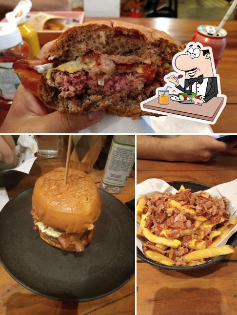 Platos en Burger Shop Wagyu House