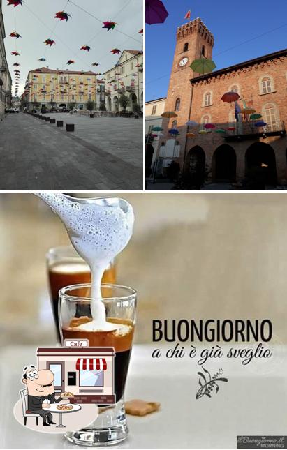 Tra le varie cose da Caffetteria Carlo Alberto si possono trovare la esterno e bevanda