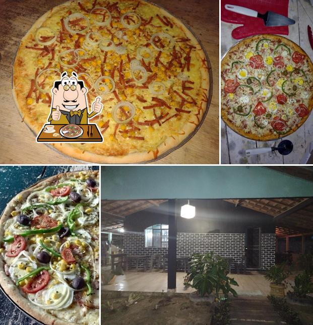 Consiga diferentes tipos de pizza