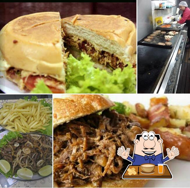 Sanduíche de carne de porco desfiada em Tedo Lanches