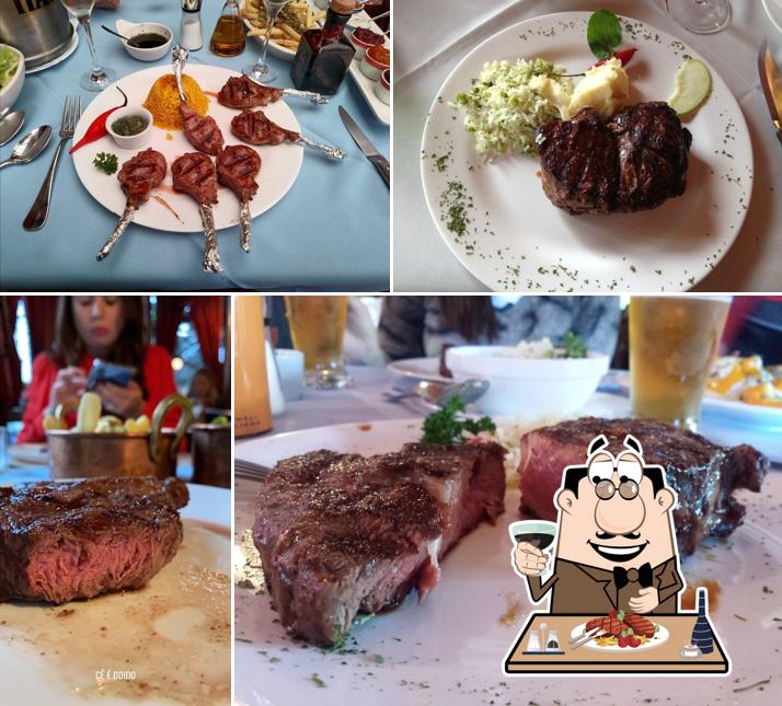Pratos de carne são oferecidos no Restaurante Libertango Parrilha Argentina