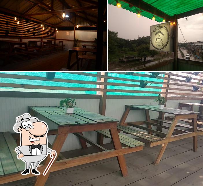 Among different things one can find exterior and interior at La Vue The Coffee Shop