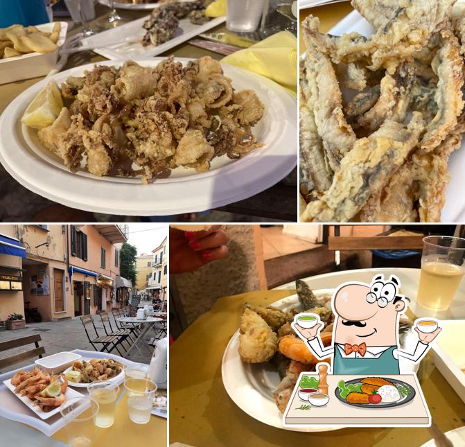 Calamari fritti al Ristorante Jhonny Paranza Capoliveri