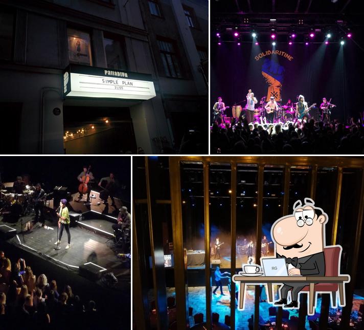 L'intérieur de Palladium Riga