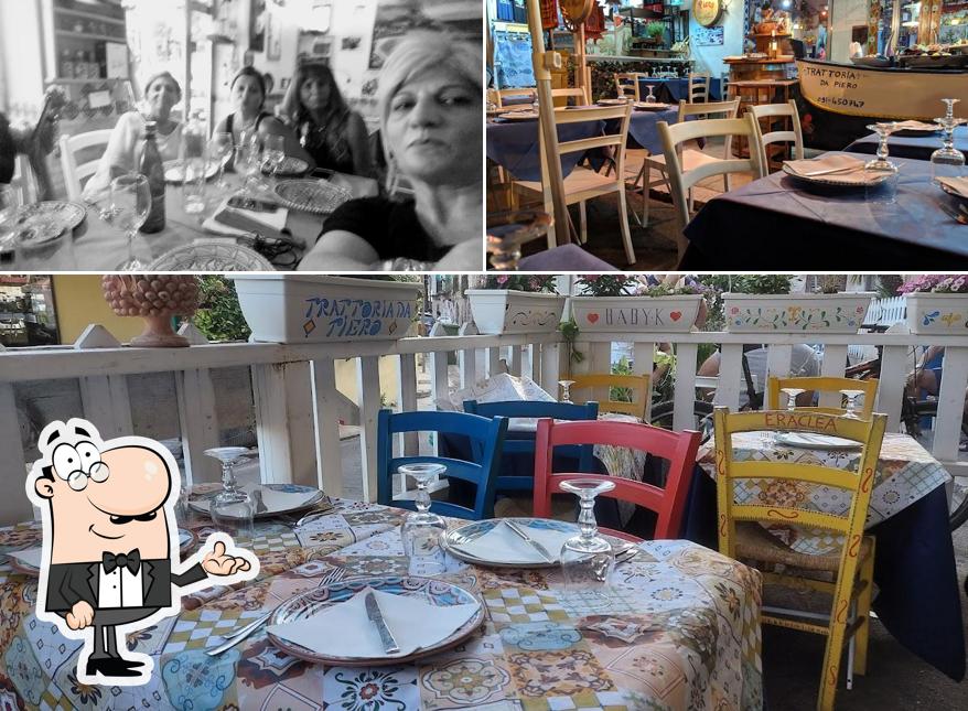 Siediti a un tavolo di Trattoria da Piero