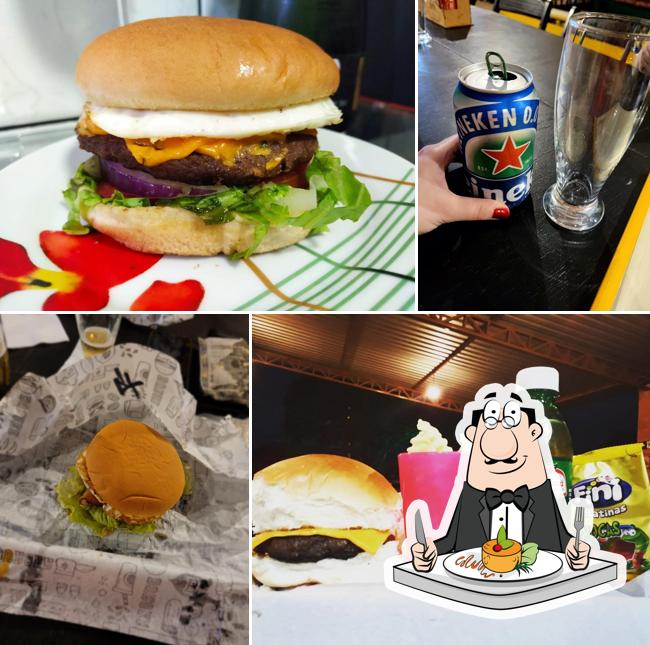 Comida em Badolê Burger&beer
