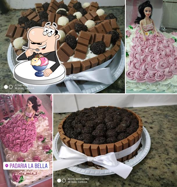 Pizzaria La Bella serve uma seleção de pratos doces