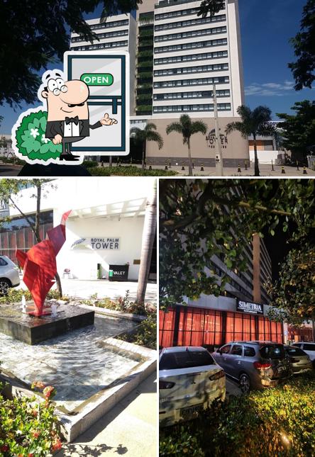 a parte exterior é uma característica importante do Royal Palm Tower (Indaiatuba)