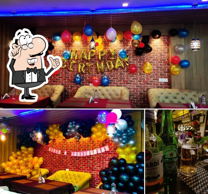 Check out the image depicting interior and beverage at Highway Kitchen