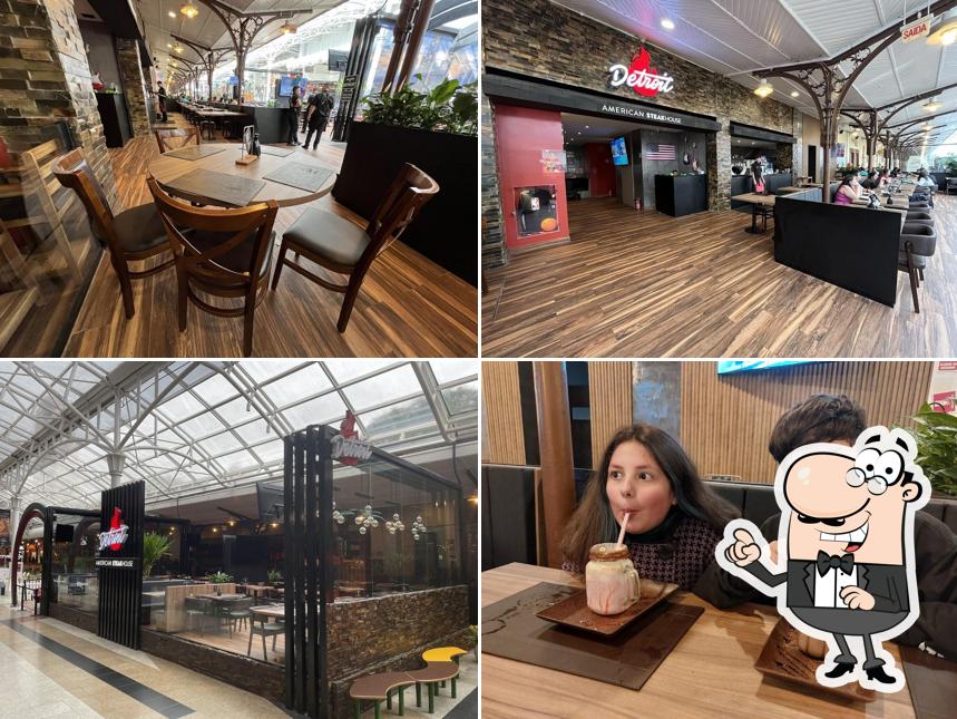 Veja imagens do interior do Restaurante Detroit Steakhouse