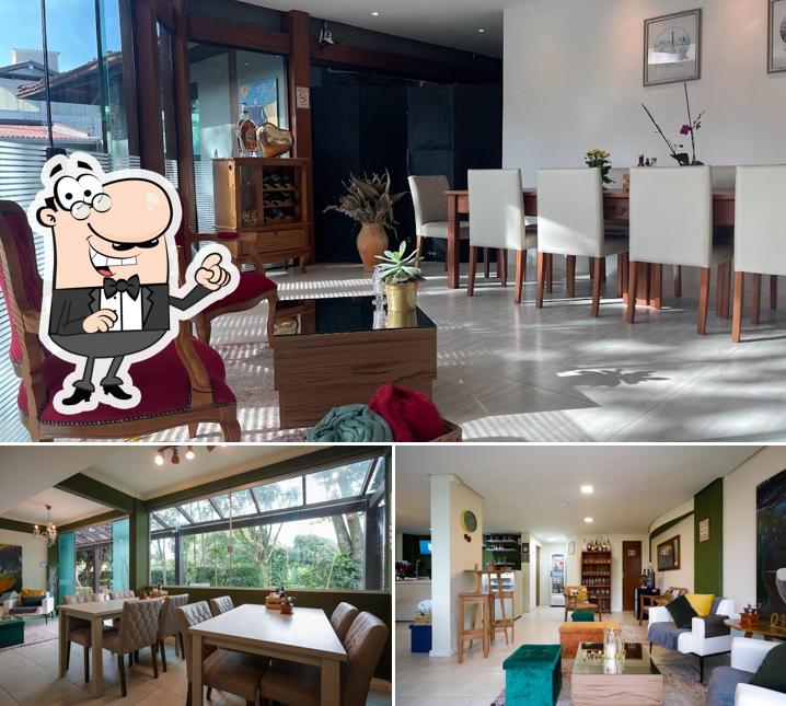 O interior do Bonn Café Ingleses