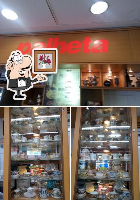 Veja imagens do interior do Palheta Cafeteria