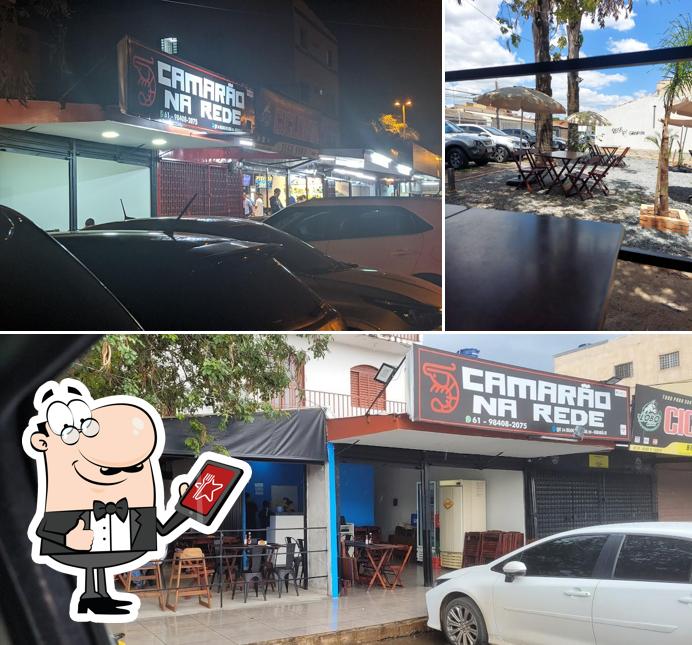 O exterior do Camarão na Rede