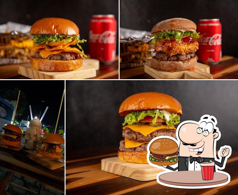 Os hambúrgueres do Rock Burguer irão saciar uma variedade de gostos