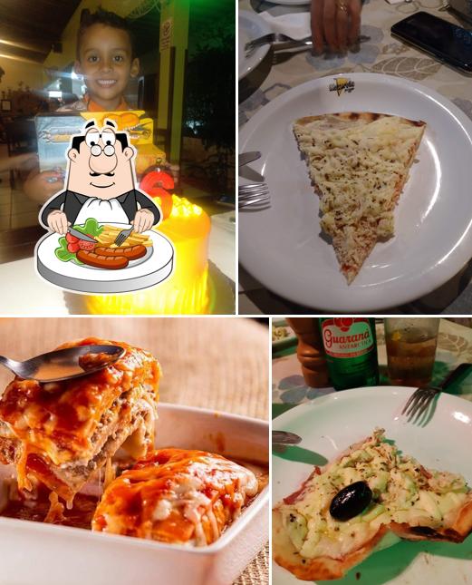 Comida em Mozzarella Pizzas