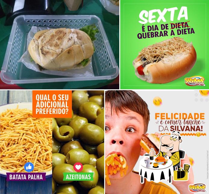 Platos en Silvana Lanches