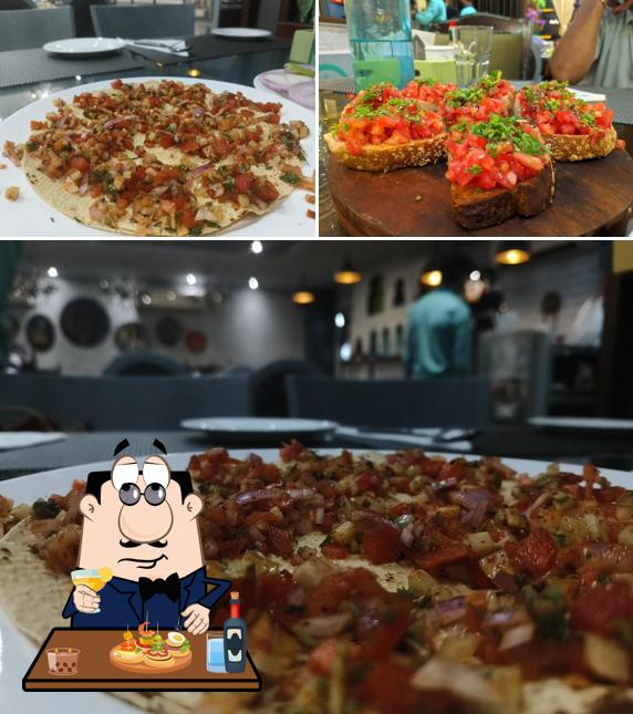 Bruschetta at RD'S Infusion Global Veg Kitchen Fine Dining Restaurant