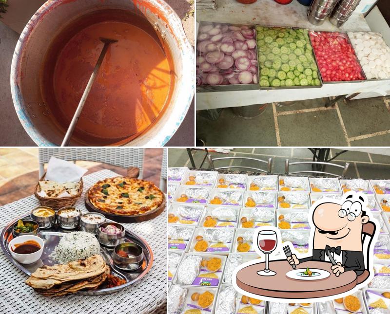 Chocolate mousse at Nakoda Tiffin & Restorant