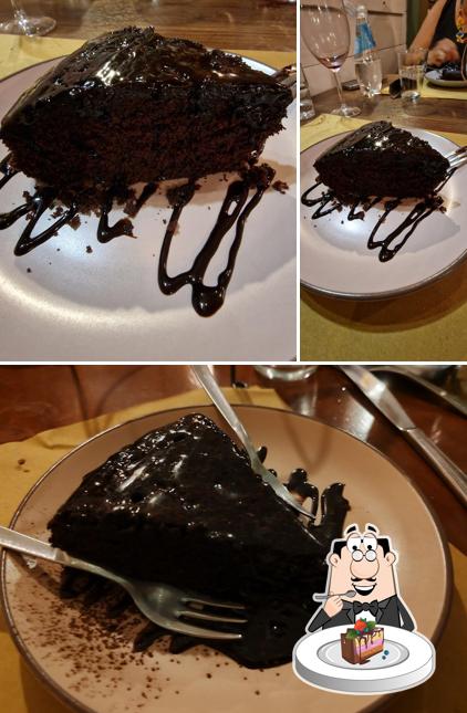 Torta al cioccolato al Piano B bruschetteria al metro