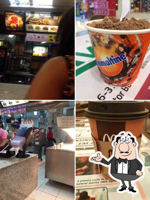 O interior do McDonald's