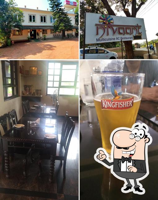 The exterior of Nivaant Multicuisine AC Restaurant with Bar