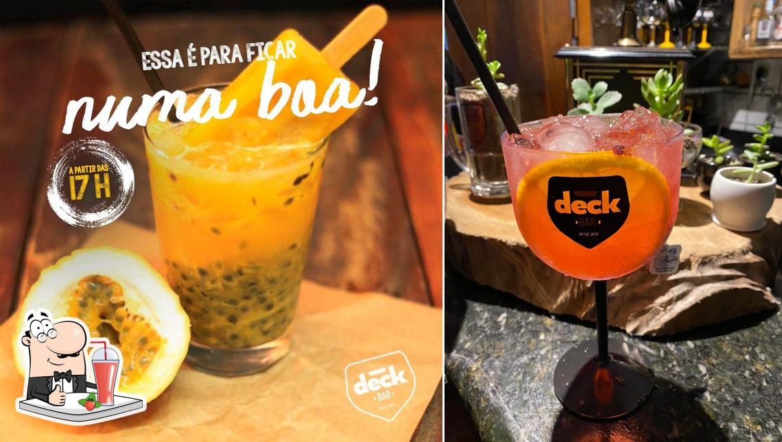 Deck Bar fornece uma gama de bebidas