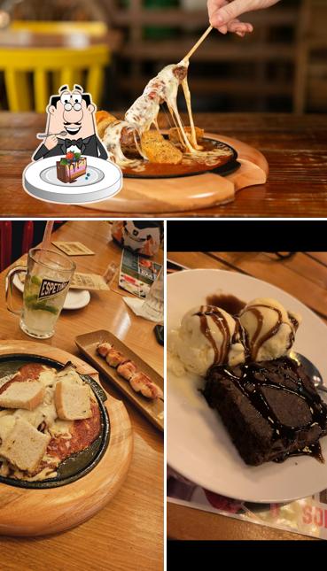 Bolo de chocolate em Restaurante Espetiño Caxias Do Sul
