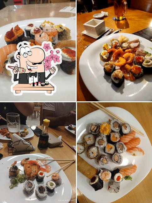 Presenteie-se com sushi no Umami Sushi Bar