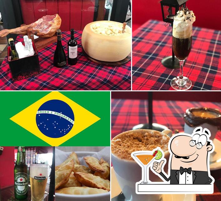 Peça uma bebida do menu