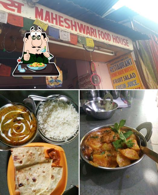 Among different things one can find food and exterior at Maheshwari restaurant