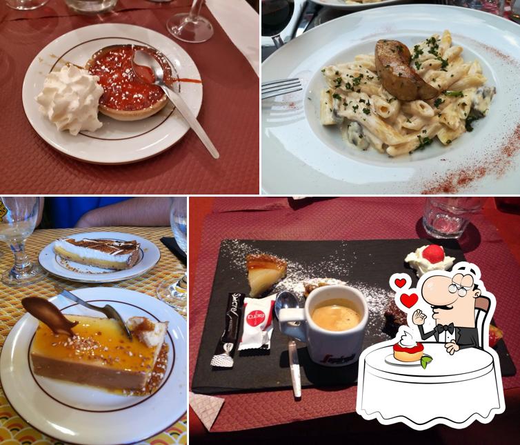 Les Pampres Rouges propose une variété de desserts