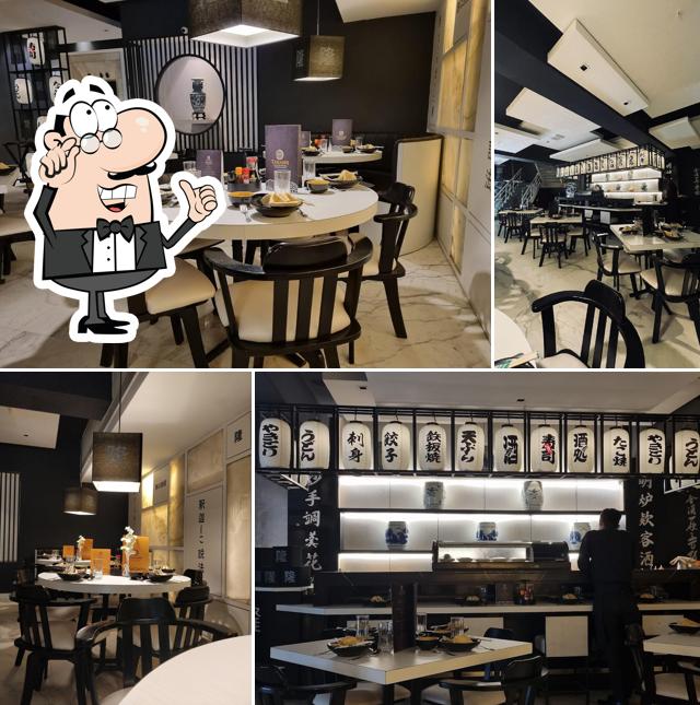 The interior of Takashi Sushi Bar & Japanese Restaurant GK2, South Delhi