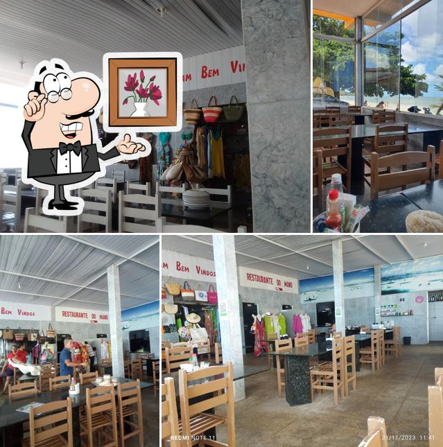 O interior do Restaurante do Mano