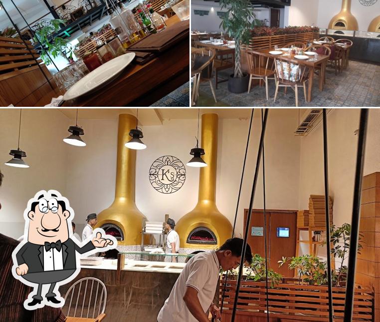 The interior of K's Charcoal