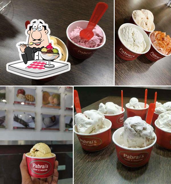 Pabrai's Fresh And Naturelle Ice Cream serves a range of desserts