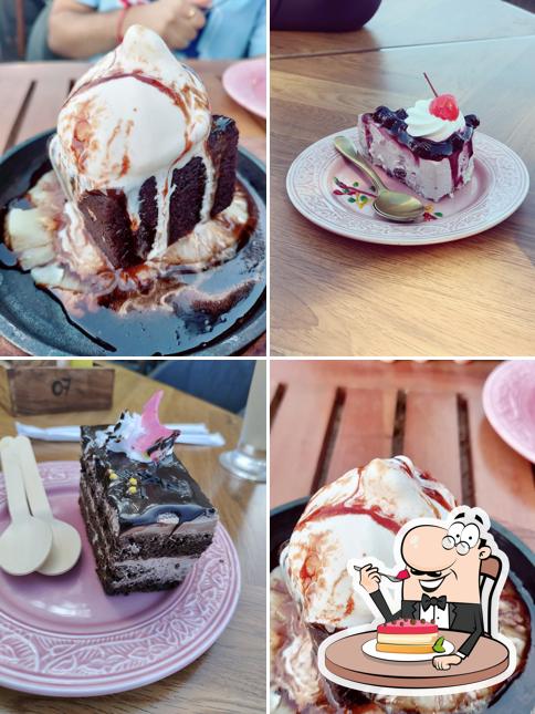 Savoy Cafe serves a variety of sweet dishes