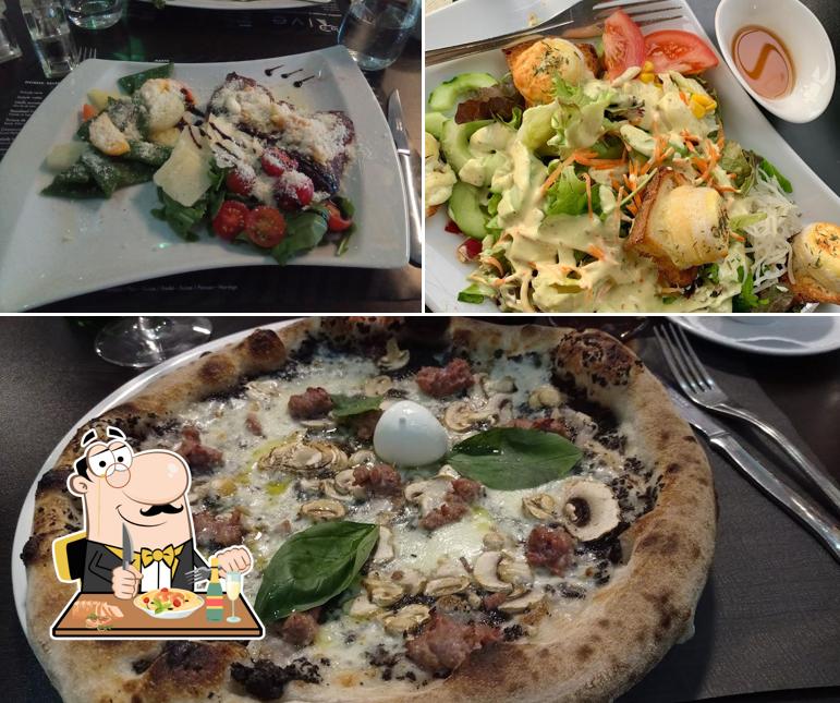 Nourriture à Restaurant Pizzeria La Rive Morges