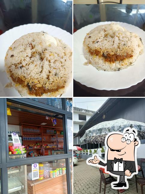 Check out the photo showing interior and food at Jyothis The Tea cup