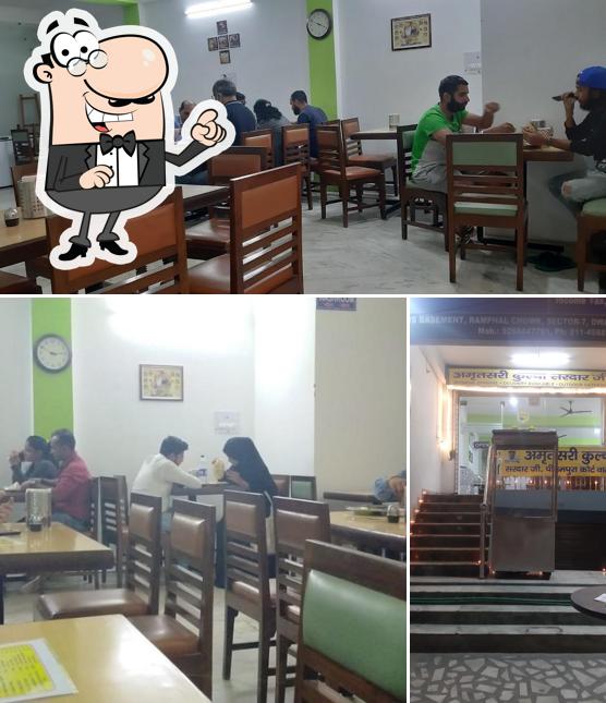 The interior of Amritsari kulcha sardar ji