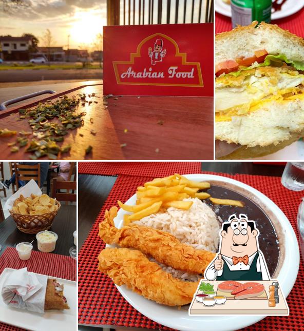 Peixe e fritas em Alô Chicken - Frango Frito