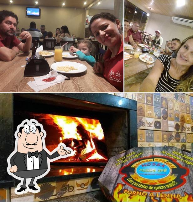Veja imagens do interior do Nossa Pizza Ipê
