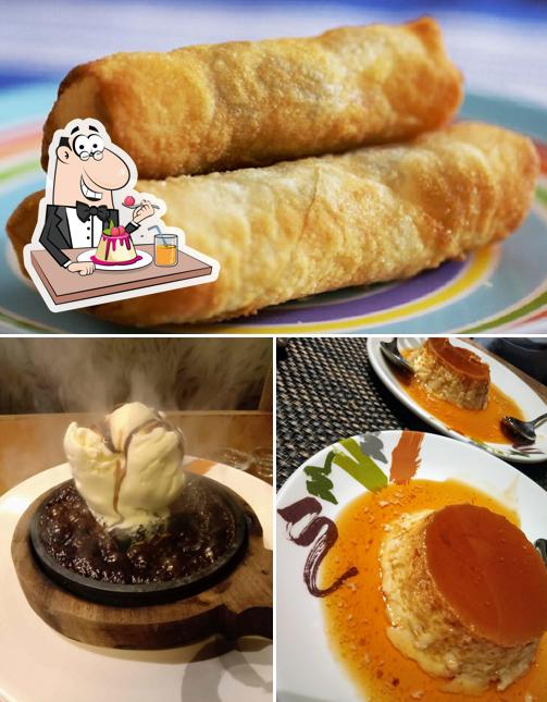 Sahibaan Oriental and Indian Restaurant offers a number of sweet dishes