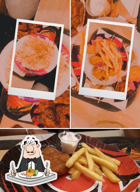 Food at Strawberry Cafe