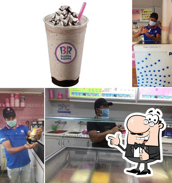 See this picture of Baskin Robbins