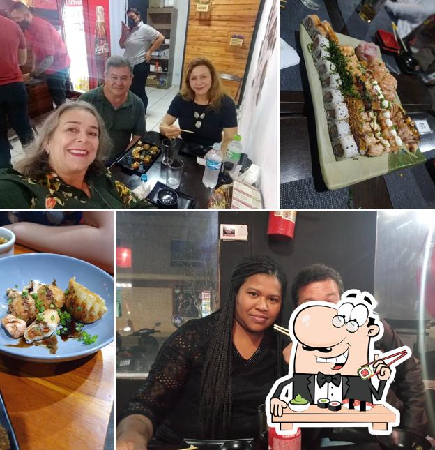 Presenteie-se com sushi no Rashi Sushi