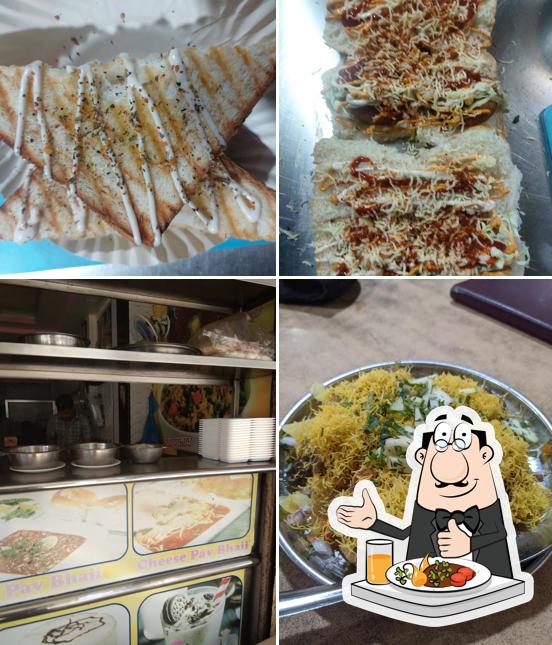 Pulled pork sandwich at Shree Ram Fast Food Center