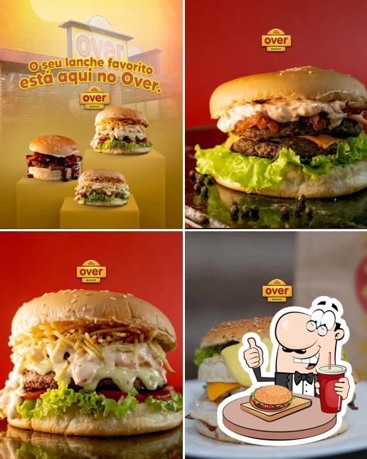Hambúrguer em Over