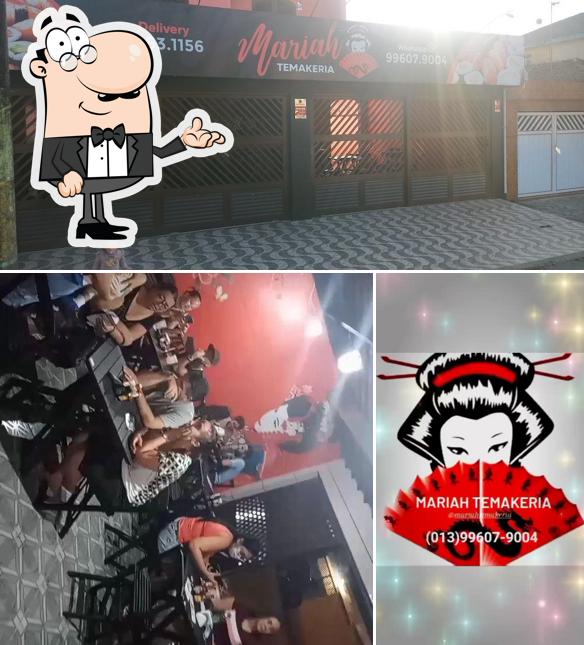 O interior do Mariah Temakeria