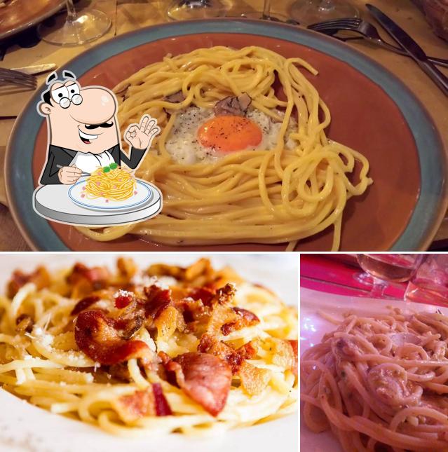 Spaghetti alla carbonara al Spago Al Parlamento